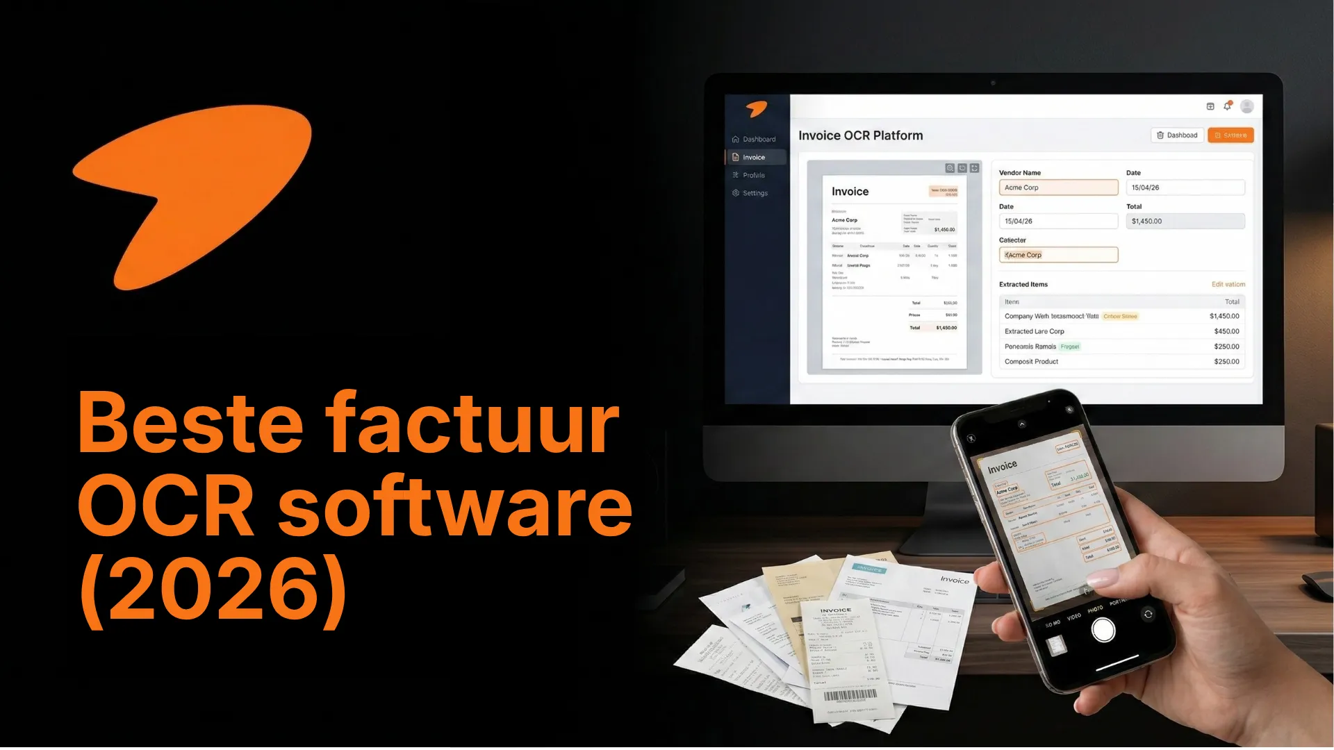 Overzicht van de beste factuur OCR software en AI-tools voor automatische factuurverwerking