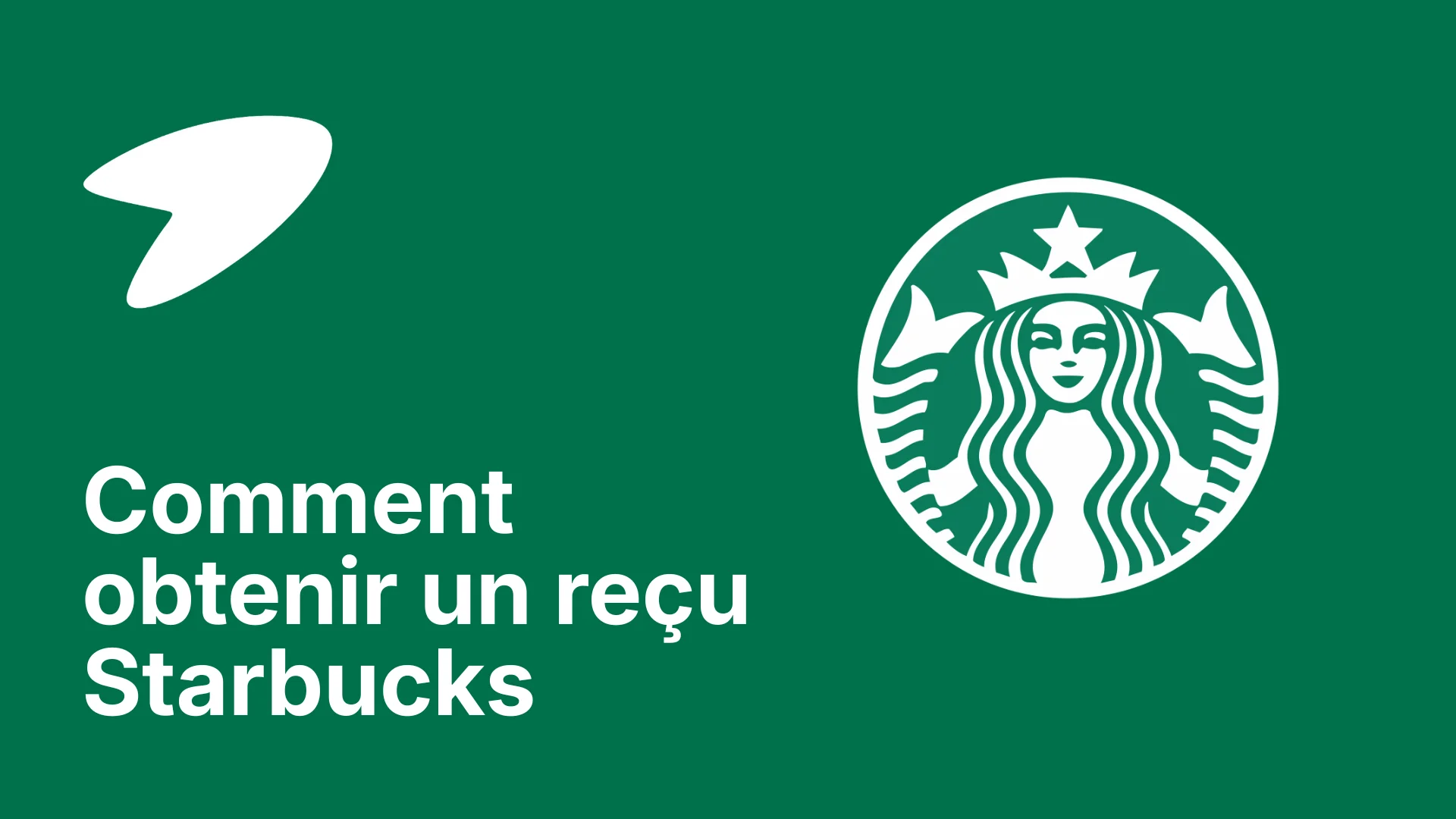 Comment obtenir un reçu de Starbucks