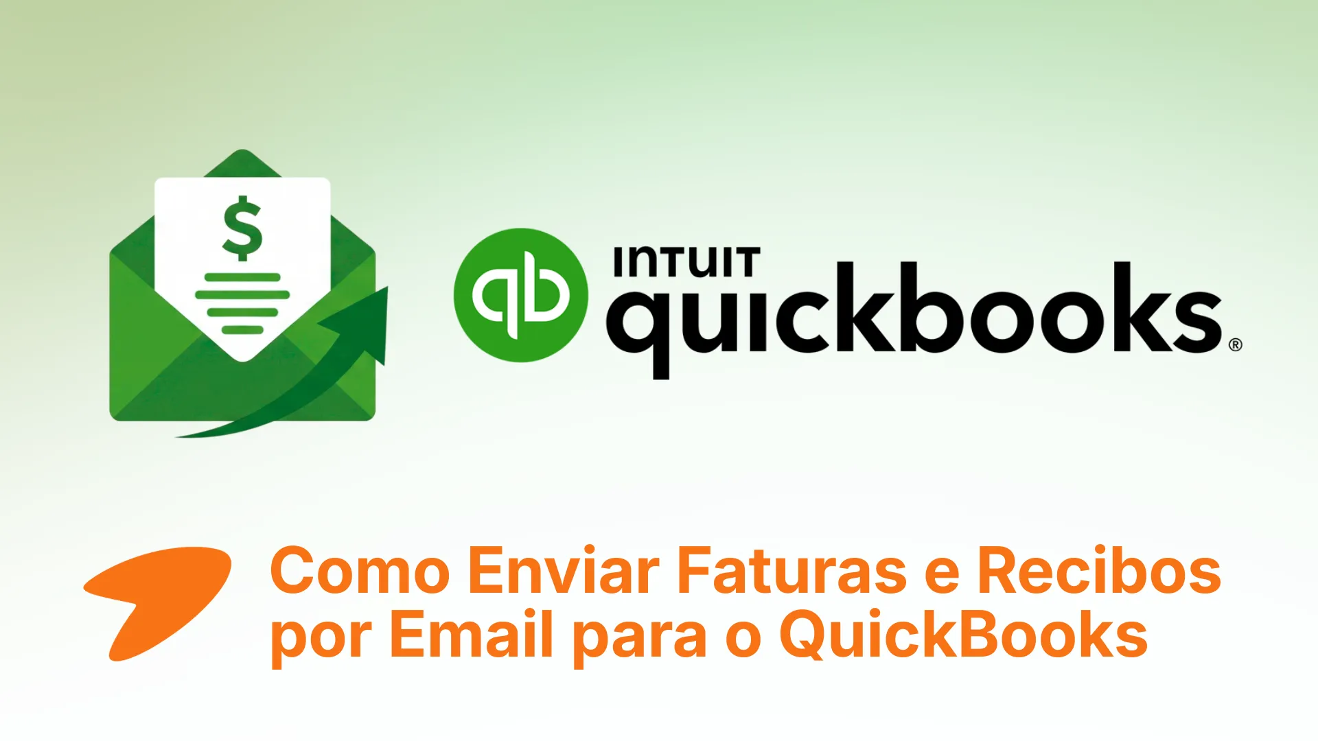 Guia sobre como enviar faturas e recibos por email para o QuickBooks