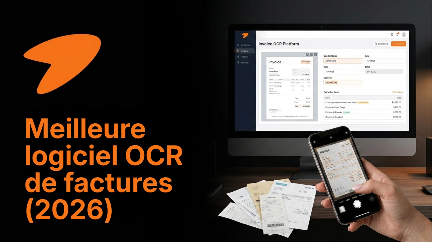 Meilleurs logiciels d'OCR de factures (2026) : 12 outils comparés et classés