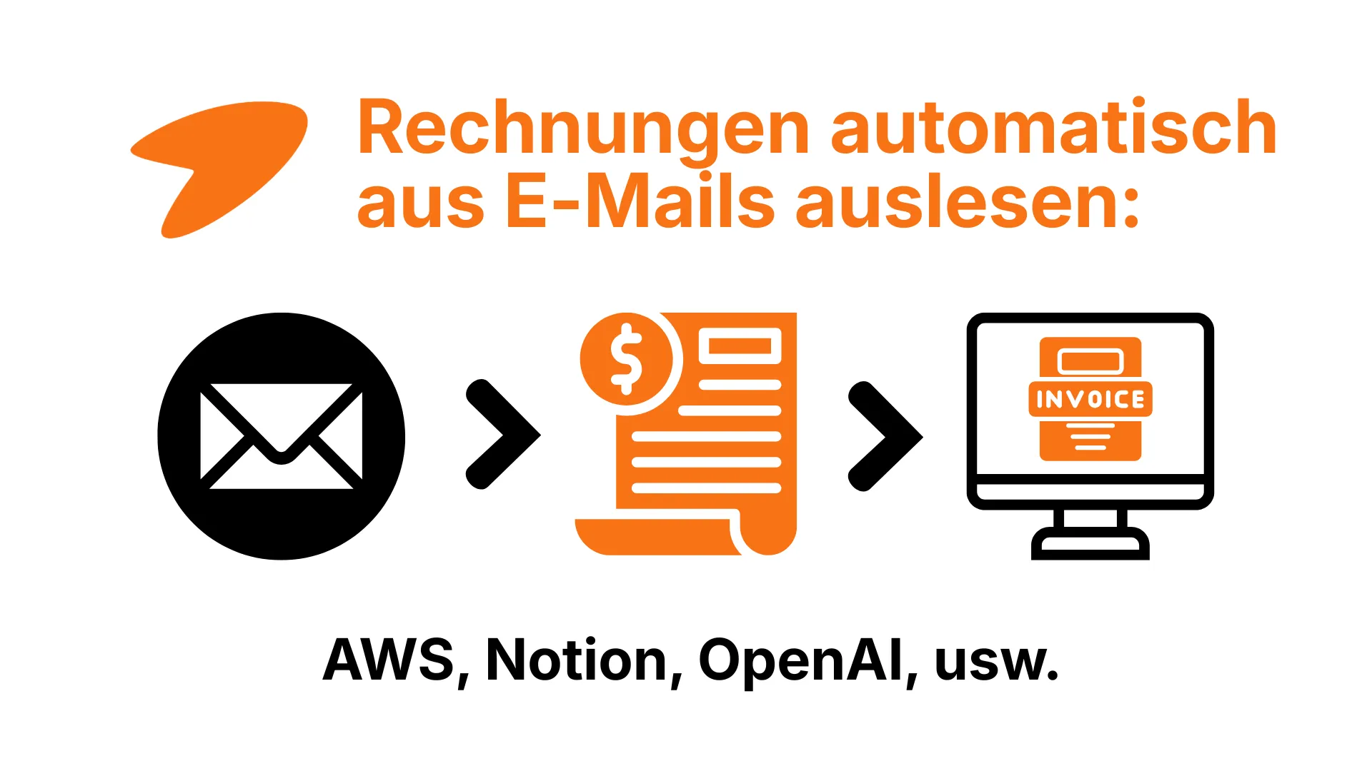 Rechnungen automatisch aus E-Mails auslesen: AWS, Notion, OpenAI und weitere